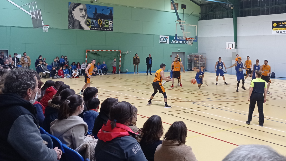 La salle Georges-Vigier, salle du PL Sanquer Brest Basketball